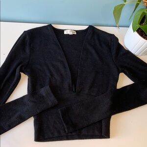 Wilfred Free Black Long Sleeve Top